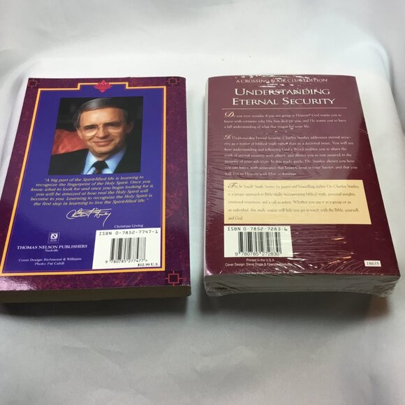 The in Touch Study Series: Charles Stanley Book Lot of 5 With 4 New In Case - Picture 3 of 7